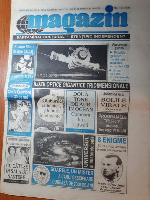 magazin 7 martie 1996-articole despre maradona, sharon stone si c.crawford foto