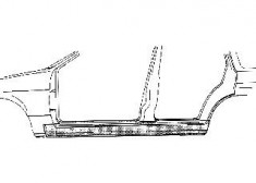 Podea VW BORA Combi (1J6) (1999 - 2005) VAN WEZEL 5888104 foto