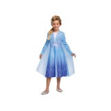 Costum carnaval Elsa - Frozen2 (licentiat), 7-8 ani (120/130)