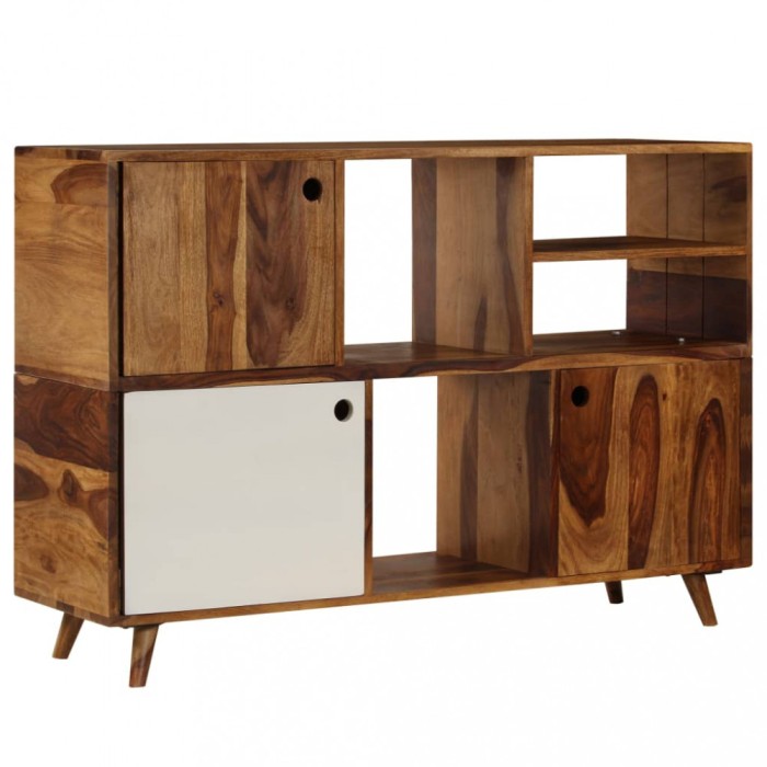 vidaXL Servantă, 118 x 35 x 70 cm, lemn masiv de acacia
