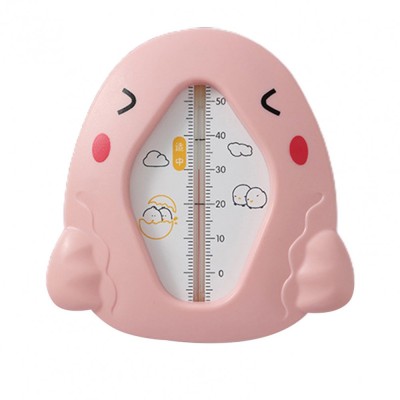 Termometru pentru baie, flippy, plutitor, rezistent la apa, multifunctional, model gaina, 10.5x10.5x2.5 cm, roz foto