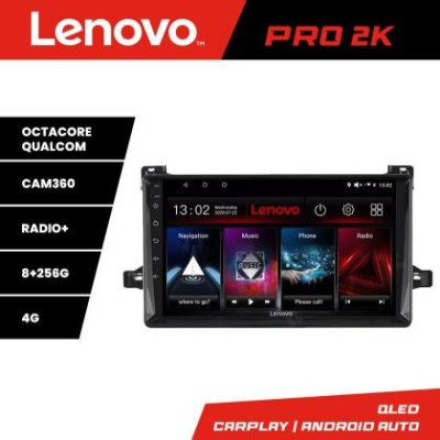 Navigatie Toyota Prius dupa 2015 Lenovo Kit-TY50 8 core QLED 2K 8+256 360 Android Waze USB Navigatie Internet Youtube Radio CarStore Technology foto