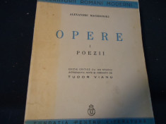 POEZII-OPERE--I-AL. MACADONSKI-ED- TUDOR VIANU-SCRIITORI ROMANI MODERNI-472 PG- foto