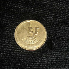 M3 C50 19 - Moneda foarte veche - Belgia - 5 franci - 1986