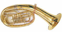 Eufoniu Bariton 4 clape Karl Glaser Bb/SiBemol Baritonhorn auriu foto