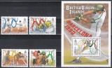 Insulele Virgine Britanice 1990 -Jocurile Olimpice - Barcelona, Serie+Colita,MNH, Nestampilat