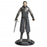 Cumpara ieftin Figurina articulata Game of Thrones IdeallStore&reg;, Jon Snow, editie de colectie, 19 cm, stativ inclus