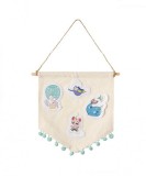 Set ArtCraft Steag cu pompoane si accesorii incluse