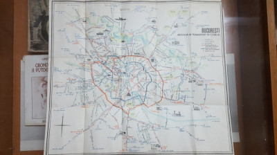 București, hartă, Rețeaua de transport &amp;icirc;n comun, Schema circulației de noapte foto