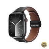 Curea DUX DUCIS YA pentru Apple Watch 49mm / 46mm / 45mm / 44mm / 42mm Series Neagra