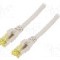 Cablu patch cord, Cat 6a, lungime 0.25m, S/FTP, DIGITUS - DK-1644-A-0025