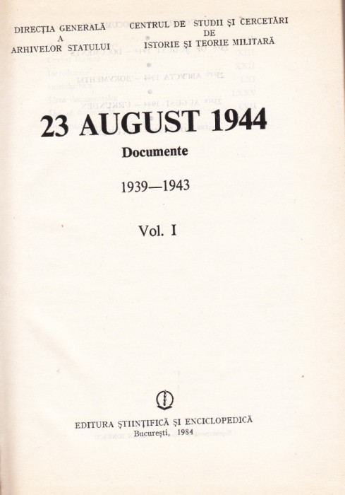 AS - 23 AUGUST 1944 ( 4. VOL )