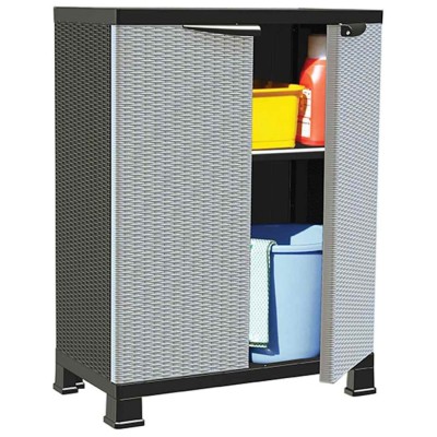 vidaXL Dulap, 68x39x92 cm, design de ratan 337898 foto