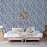 DUTCH WALLCOVERINGS Tapet Wood, gri GartenMobel Dekor, vidaXL