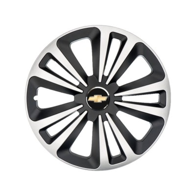 Set 4 Capace Roti Terra Gri-Negru R14, Compatibil Cu Chevrolet foto