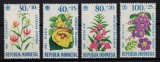 INDONEZIA 1965 - Flori / serie completa MNH