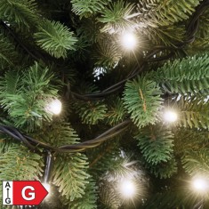 Ghirlanda inseriabila, 100 LED, alb cald, pt exterior