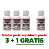 Cumpara ieftin 3+1 GRATIS - insecticid concentrat pentru purici, păduchi, g&acirc;ndaci Ectocid Forte 100 ml