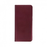 HUSA FLIP CARTE / STAND SAMSUNG M215 GALAXY M21, INCHIDERE MAGNETICA BURGUNDY