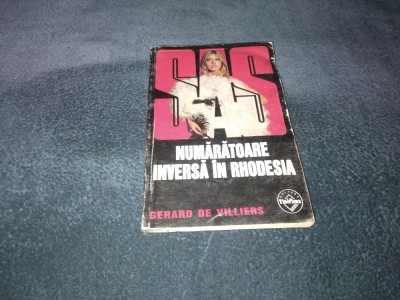 GERARD DE VILLIERS - NUMARATOARE INVERSA IN RHODESIA foto