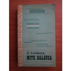 Eugen Lovinescu - Mite. Balauca