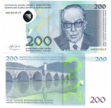 BOSNIA HERTEGOVINA █ bancnota █ 200 Konvertibilnih Marka █ 2022 █ P-71 █ UNC