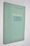 Filozofia lui Vasile Conta - N. Gogoneata - 1962