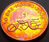 Cumpara ieftin Moneda 50 ORE - NORVEGIA, anul 2006 * cod 3636 = UNC - patina frumoasa, Europa