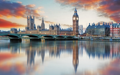 Fototapet autocolant Big Ben, Parlament, Londra, 250 x 150 cm foto