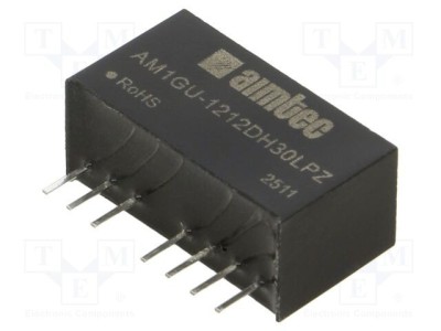 Convertor DC/DC AIMTEC 1W 4,5-36V intrare 12V/-12V ieșire THT SIP8 foto