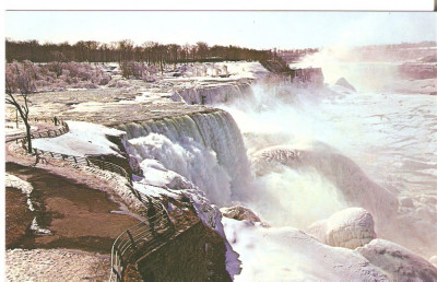 SUA AMERICAN NIAGARA FALLS IN WINTER foto