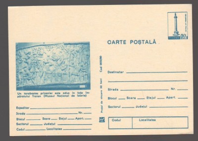 CPIB 24090 CARTE POSTALA - MUZEUL NATIONAL DE ISTORIE. COLUMNA LUI TRAIAN - UN TARABOSTES PRIZONIER ESTE ADUS IN FATA IMPARATULUI TRAIAN, NECIRCULATA foto