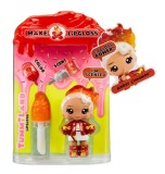 Papusa Yummiland, Lipgloss Doll S2, Amber Cinnamon, 525615EUC