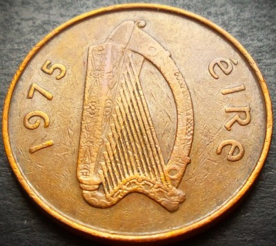 Moneda 2 PENCE - IRLANDA, anul 1975 *cod 3331 A foto