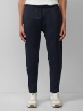 S.Oliver Pantaloni The Jogger barbati, Phoenix, cu talie medie si croiala Regular Fit, Bleumarin inchis, S