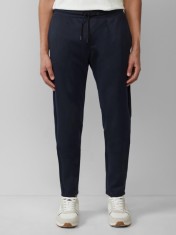 s.Oliver Pantaloni The Jogger barbati, Phoenix, cu talie medie si croiala Regular Fit, Bleumarin inchis, S