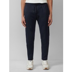s.Oliver Pantaloni The Jogger barbati, Phoenix, cu talie medie si croiala Regular Fit, Bleumarin inchis, S