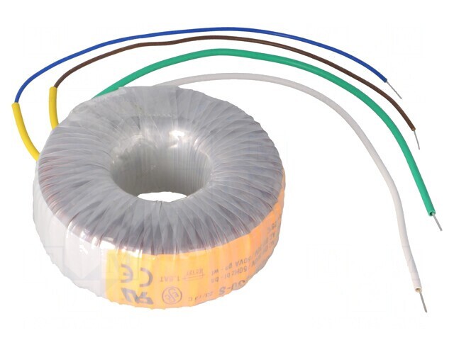 Transformator toroidal 50VA 230V 30V 1,67A cu cabluri
