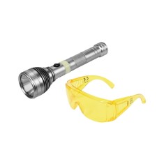 Set lanterna uv led si ochelari 3w Yato YT-08588