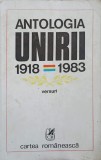 ANTOLOGIA UNIRII 1918-1983. VERSURI-MIRCEA CIOBANU-243798