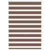 Jaluzea tip zebra maro lățime țesătură 100,9 cm poliester