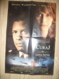 Afis Film -Curaj in Linia Intai -1996de Ed.Zwick, cu Denzel Washington, Meg Ryan