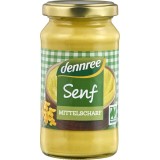 Mustar Ușor Picant Bio Fără Conservanți Dennree Vegan 200ml