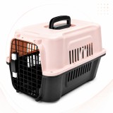 Cumpara ieftin Cusca Transport Animale SCP House, Sofia CONCEPT&reg;, Usa Metal, Calitate Premium, 58x37x37cm, Pink Flamengo