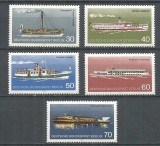 Berlin 1975 - Vapoare, transport, serie neuzata