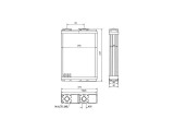 Radiator Incalzire Mitsubishi Colt Cyborg R, 01.1992-05.1996, motor 1.6 T, benzina, aluminiu mecanic/plastic, 167x148x27 mm,, Rapid