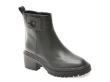 Ghete EPICA negre, 1F6367, din piele naturala