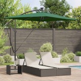 Cumpara ieftin Parasol banana cu brațe Verde 294 x 200 x 254 cm