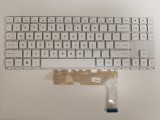 Tastatura palmrest Laptop Gaming, HP, OMEN 16-WD, 16T-WD, TPN-C168 iluminata, RGB, conector 20 pini, alba, layout US