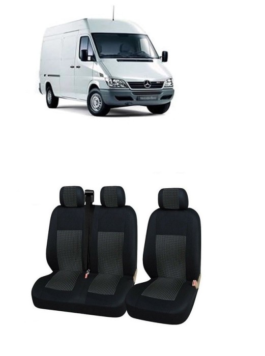 Set Huse Scaune Mercedes Sprinter 3 locuri 2+1 (2000-2014)